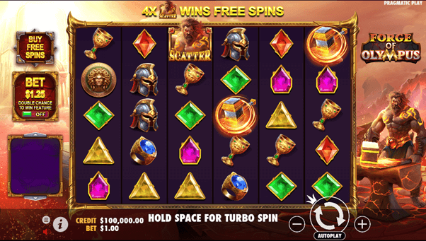 Je verdient zonder inzet weldadige vrije spins op het speelveld van de online slot “Forge of Olympus” bij het bereiken van deze bonuses.