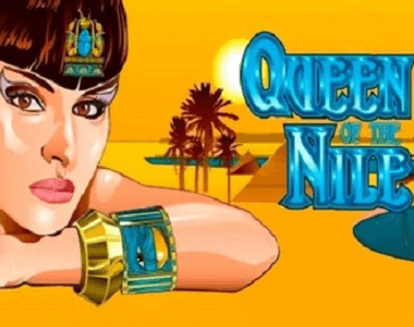 Logo van de recensie over de Queen of the Nile online slot