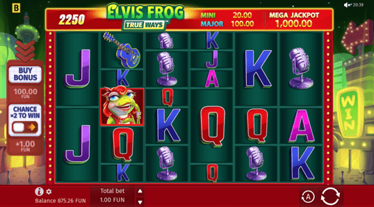 Ontdek het unieke thema en de boeiende verhaallijn van de online slot game Elvis Frog True Ways.