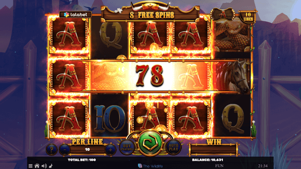 Wil je direct de krachten van krachtige gratis spins ervaren? De Bonus Buy optie staat tot je beschikking. Door de knop naast de spin knop in de balk te activeren, kun je je inzet bepalen en de prijs aflezen. De kosten van de Bonus Buy-functie bedraagt altijd 107 keer je inzet.