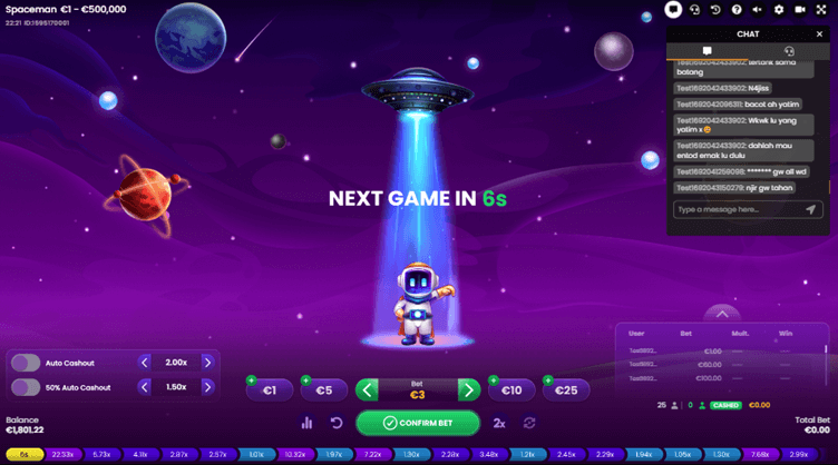 spaceman volgende spel
