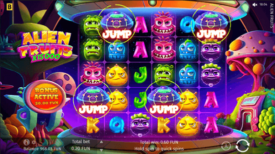 Ontdek de spannende bonusspellen en features van Alien Fruits.