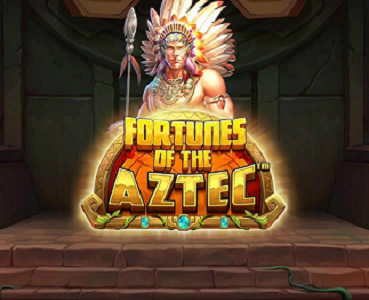 Logo van de recensie van de online slot Azteekse Fortuinen