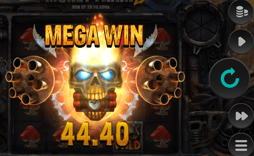 Landing two scatter symbols sets off the respin feature: multiplier values are revealed and aggregated, with the spins continuing until landing a win. If spins are unsuccessful, the multiplier escalates by 1x until a winning combination is secured, delivering the accumulated amount.