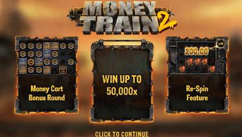 Prepare for a futuristic escapade with Money Train 2, set in a post-apocalyptic realm where history intertwines with futuristic elements. The soundtrack creates an eerie atmosphere, punctuated by metallic sounds that intensify during the dynamic Money Cart feature.