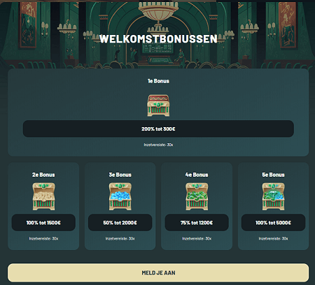 welkomstbonussen