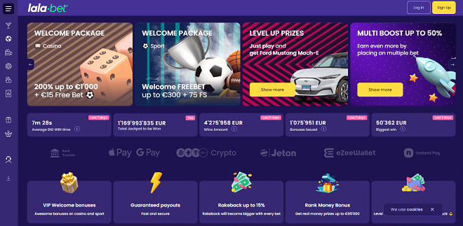 Lalabet homepage NT