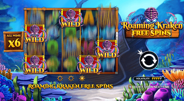 enjoy free spins on the Kraken's launch