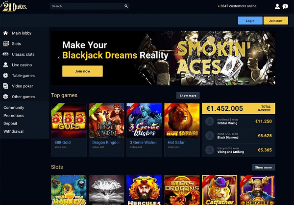 21 Dukes Live Casino