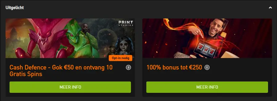 777 casino bonussen