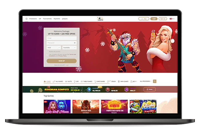 Boho Online Casino AU Mockup V2