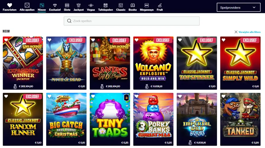 betcity nieuwe slots eind 2024