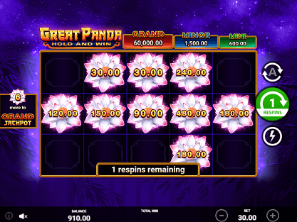 bongo slot screen great panda