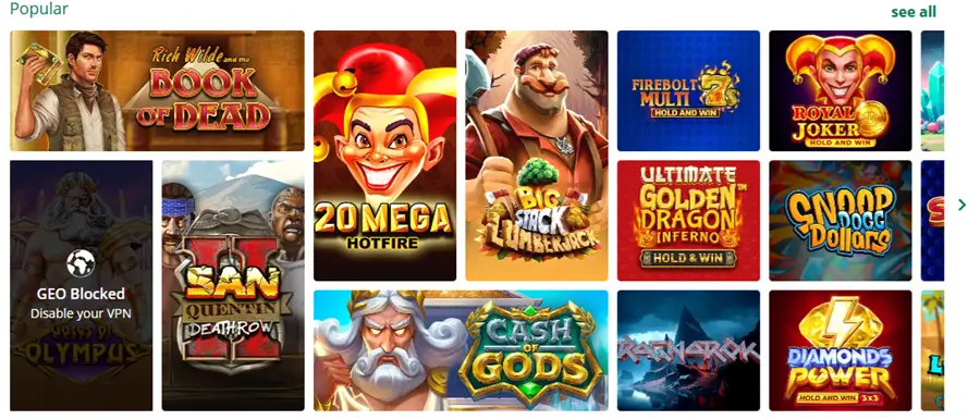 qbet 2025 populaire gokkasten screenshot
