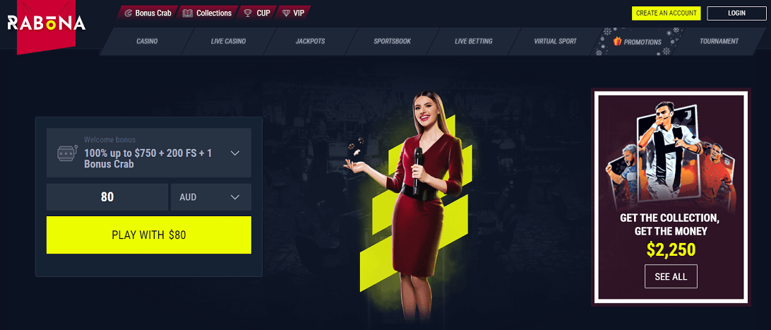 rabona casino banner