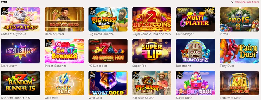 711 populairste gokkasten screenshot