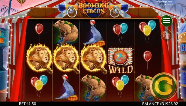 Booming Circus pokie