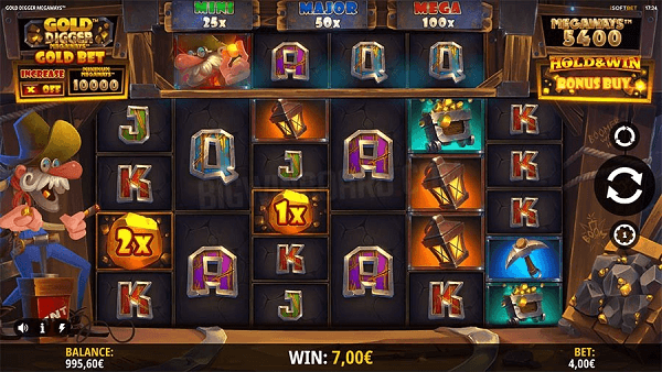 Symbols in Gold Digger's Online Casino Slot