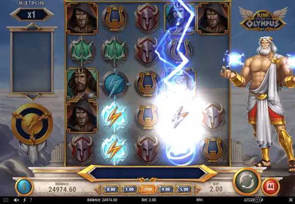 De winnende combinaties op de Rise of Olympus gokkast in het online casino