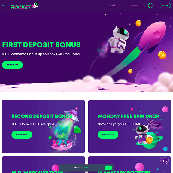 casino rocket bonuses img