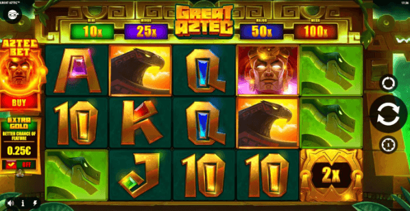 great aztec pokie screenshot
