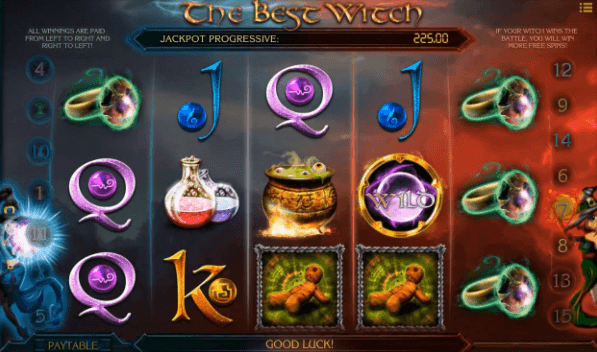 This enchanting slot takes whimsical witchcraft and spins it into a delightful game. The Best Witch features a 5-reel, 3-row layout with 15 paylines, evoking magic with stunning visuals and a 95.01% RTP. Look out for symbols such as crystal balls, cauldrons, and spell books, each contributing to the mystical atmosphere.