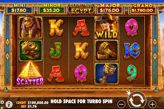 Diamonds of Egypt Gameplay