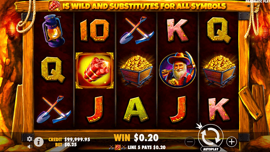 Gold Rush Slot Gameplay
