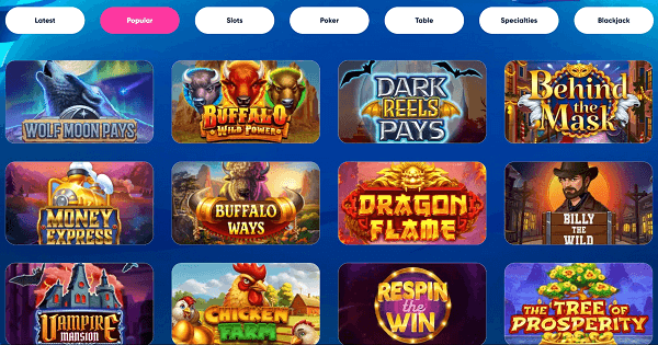 Once modest in its offerings, Las Atlantis has mushroomed into a substantial game repository. As of this review, they've stockpiled 799 slot games, 21 live dealer tables, 26 video poker and blackjack variants, 54 table games, a suite of 36 jackpot games, and 37 special titles.