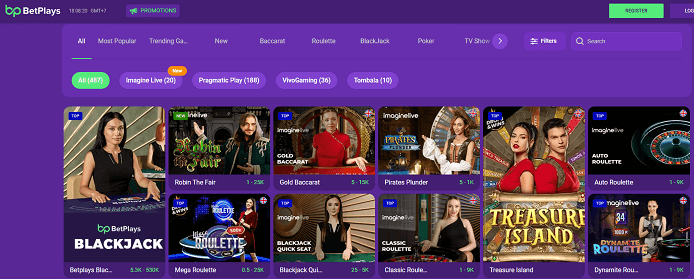 betplays live games