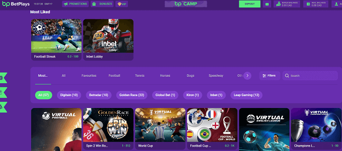 betplays virtual sports