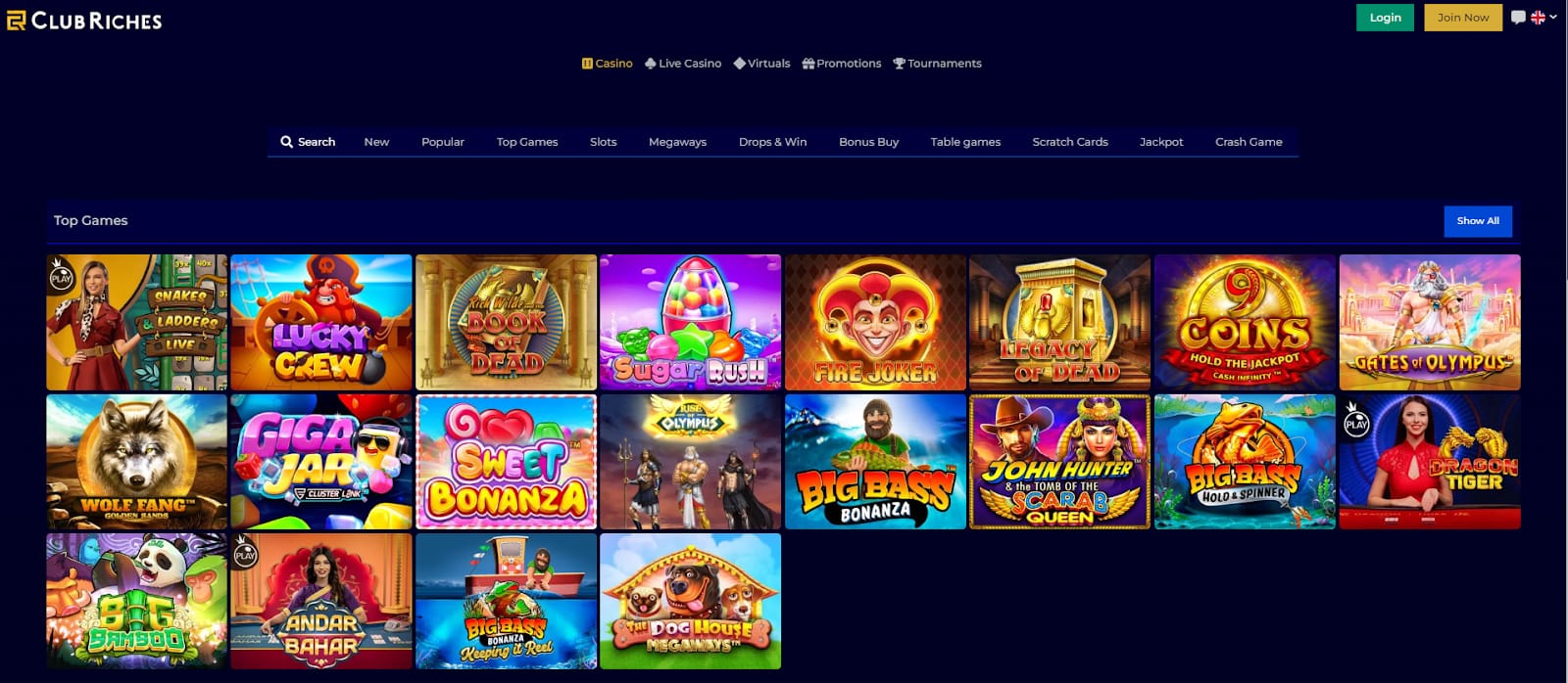 club-riches-casino-games