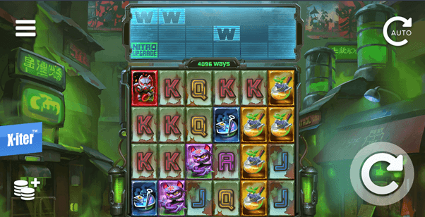 gritty kitty nitropolis gokkast screenshot
