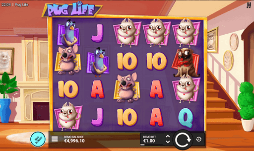 pug life online gokkast screenshot