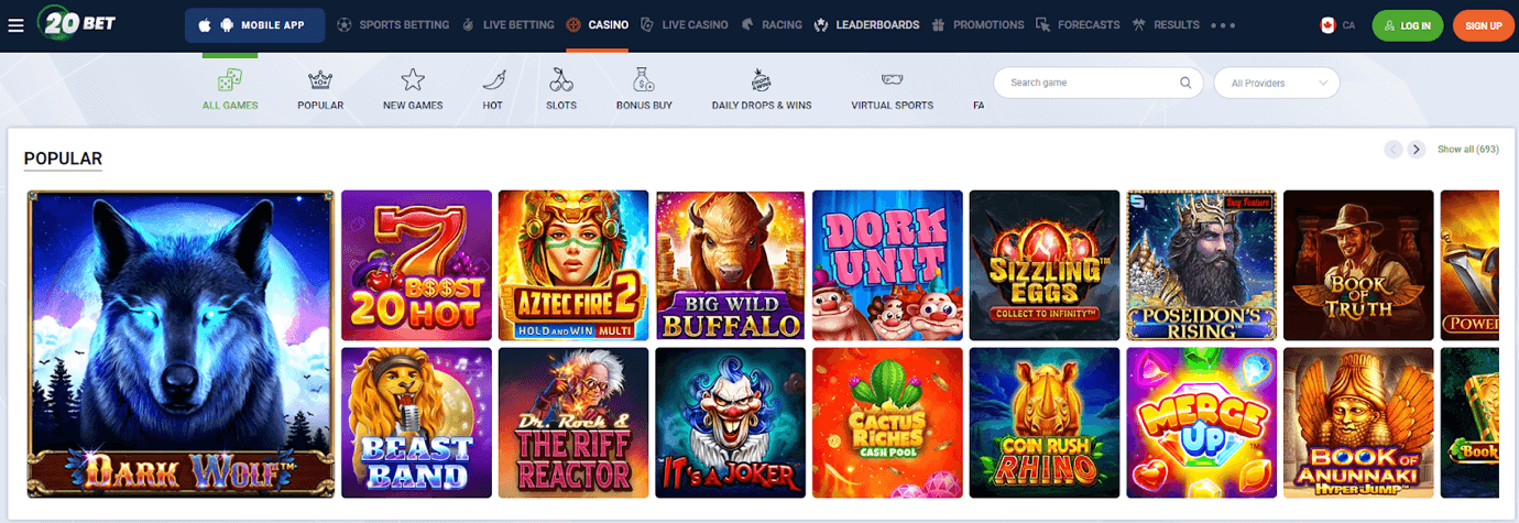 20bet slots