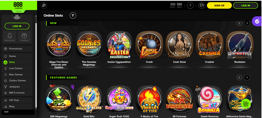 888 casino slots img