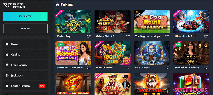 BuranCasino Mobile Casino