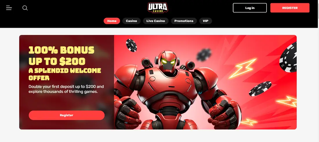 ultra casino welcome bonus