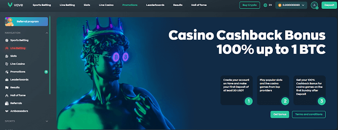 Vave Casino Review 2025