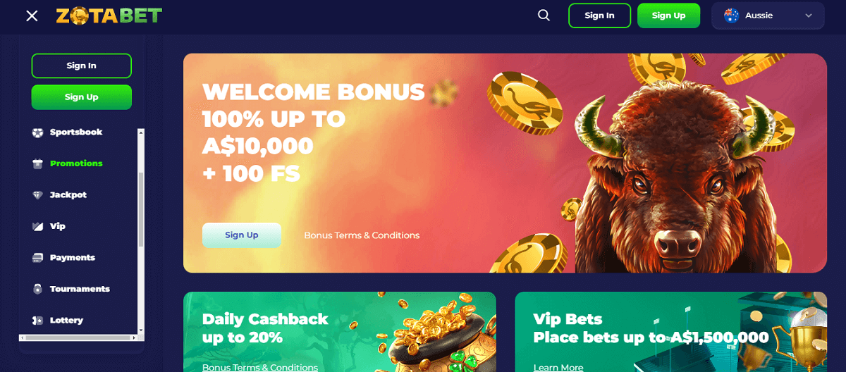 zotabet bonuses