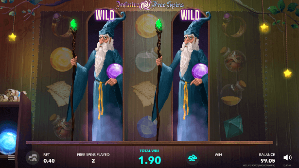 Within the bonus round, Wilds land on reels 2, 3, and 4, transforming into stacks to cover whole reels, boosting payout potential by enhancing payline coverage.