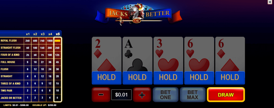 Jack or Better by Playtech