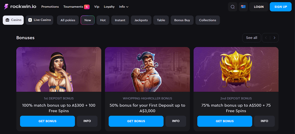 rockwin bonuses