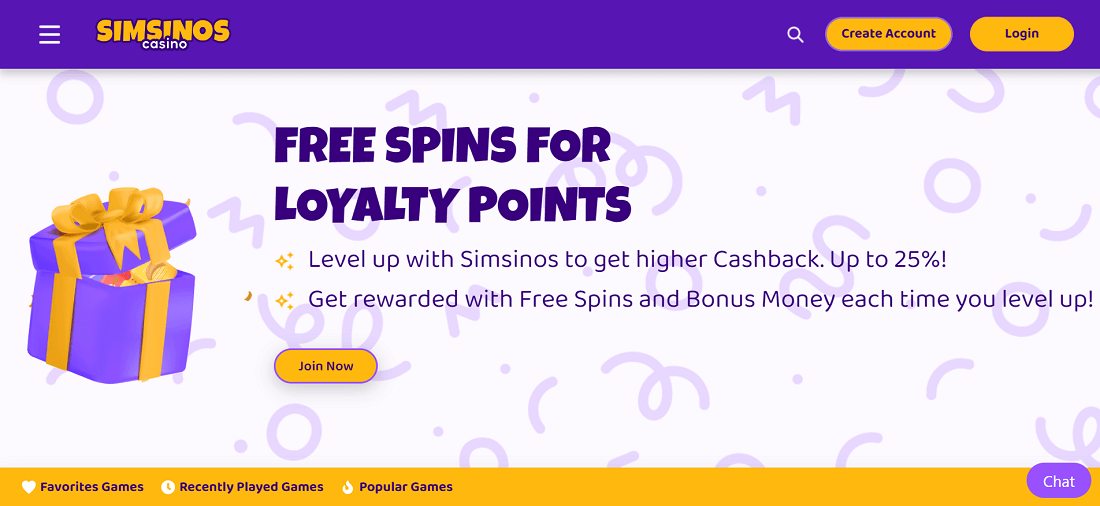 Simsinos promotions