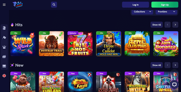 7bit Casino homepage