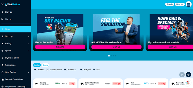 Betnation Homepage