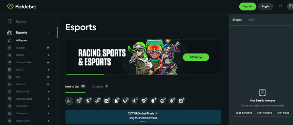 Picklebet Esports betting