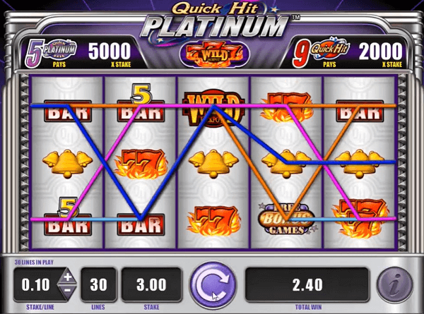 Quick Hit Platinum Slot