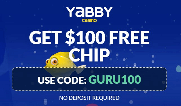 yabby Casino no deposit bonus