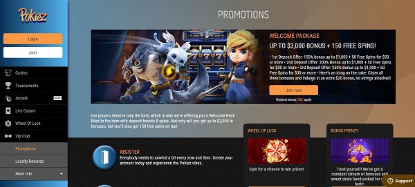 An Insight into PokieZ Casino Promotions